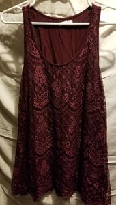 Maurices sz.m lace racerback tank